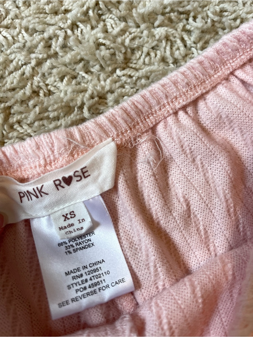 Pink PJ Set - Picture 3 of 7